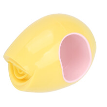 Benutzerfreundliche UV-Nagellampe zum Aushärten von Gel für einen Finger – Gel-Maniküre in Gelb