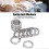 150Pcs Spring Lock Washers Split Square Section Assortment Tool A2 Marine Grade Stainless SteelM5 3