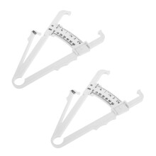 Body Fat Caliper 2-Pack Portable Skinfold Measurement Tool for Accurate Body Fat Percentage Measurement in Men