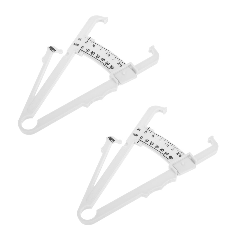 Body Fat Caliper 2-Pack Portable Skinfold Measurement Tool for Accurate Body Fat Percentage Measurement in Men