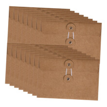 24 Pack Kraft Paper Envelopes Blank for Calligraphy Office Supplies Creative Projects Ideal for Letters Notes and Crafts