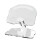 (White) 360-Degree Rotating Acrylic Tablet Stand, Multi-Functional Desktop Holder 1