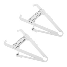 Body Fat Caliper Set - 2 Portable Body Fat Measuring Tools for Men, Accurate Fitness Ruler for Weight Management