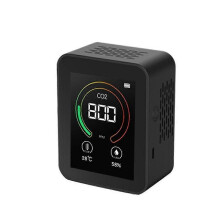 (With battery) Air Co2 Analyzer Temperature Humidity Co2 Gas Detector Tool Portable Testing Instrument Household Air Quality Monitor For Home