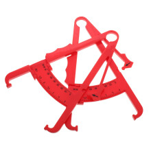 Fat Caliper Fitness Body Fat Tester Pack of 2 Skin Fold Caliper Plastic Red Body Analysis Tool for Weight Loss