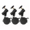 3pcs/set Flexible Swivel Casters Wheels with 16mm 2