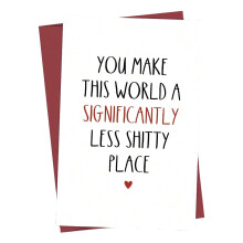 Funny Folding Cards Blank with Envelope, Creative Double-Sided Greeting Cards for Men and Women, 135 x 205 mm Set
