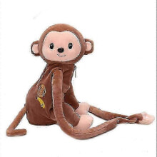 Women Lovely Monkey Plush Backpack Shoulder Bag Cartoon Children Stuffed Animal Bag 2025