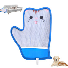 Pet Hair Remover Glove for Cats and Dogs, Reusable Antistatic Grooming Gloves for Furniture and Bedding, One Size