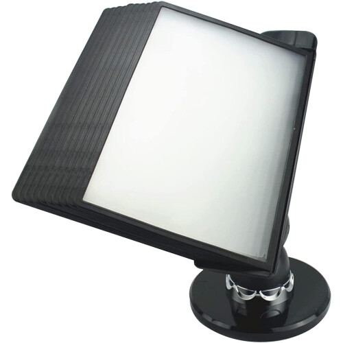 Desktop Reference Organizer - A4 Letter Format Document Holder with 20 Sections, Black Base, Ideal for Document Submission and Consultation 2