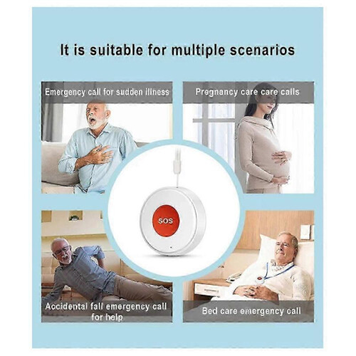 Mini Tuya WIFI Elderly SOS Button Waterproof Emergency Panic Sensor 2025 2