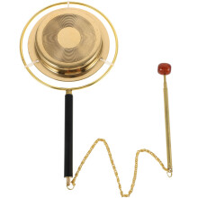 Buddhism Decorative Hand Bell Tibetan Prayer Wheel Bell Musical Instrument for Temple Rituals Meditation Sound Bell