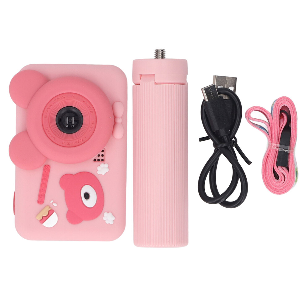 Digital Camera 48Mp 1080P Dual Lens Selfie Pink 8320539577623