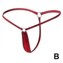 (XL, Red) Sexy Thong Thin Strap Women S Panties Exotic Lingerie T Back Ladies Thongs Low Waist Micro Mini G-string Female Underwear