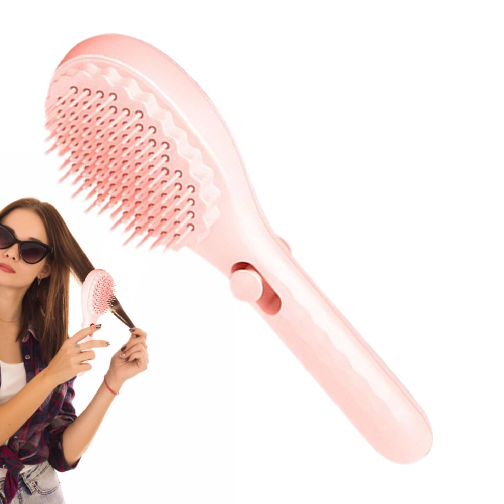 HaarbÃ¼rste Einfach Zu Reinigen Kopfhautmassagekamm Ausziehbar Antistatische Multifunktionale HaarbÃ¼rste Hellrosa fÃ¼r Frauen und MÃ¤dchen
