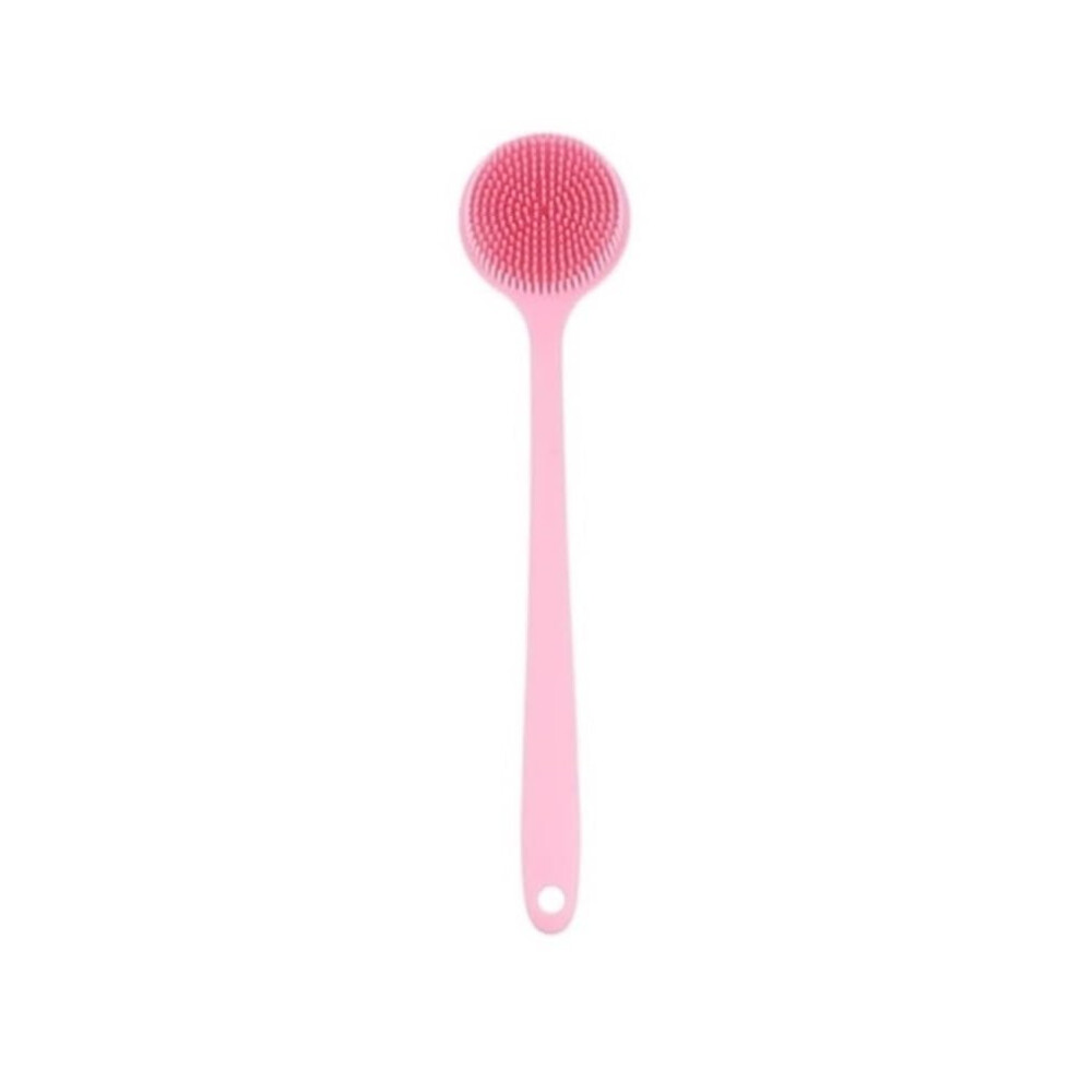 Pink Badebã¼Rste Mit Langem Griff Fã¼R Dusche, Peeling-Rã¼Ckenschrubber, Weiche Borsten Fã¼R Tiefenreinigung,