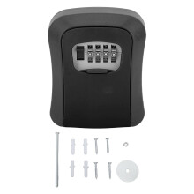 Key Lock Box Wall Mounted Combination Lockbox for