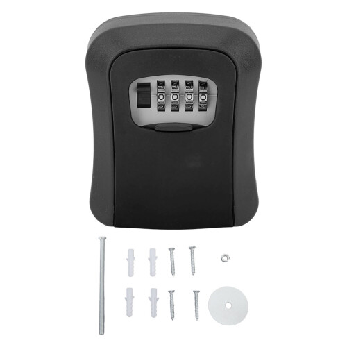Key Lock Box Wall Mounted Combination Lockbox for