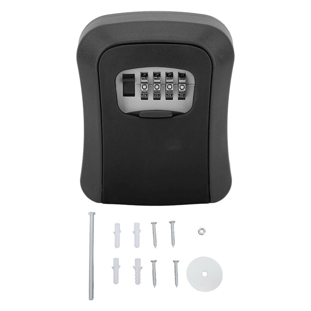 Key Lock Box Wall Mounted Combination Lockbox for