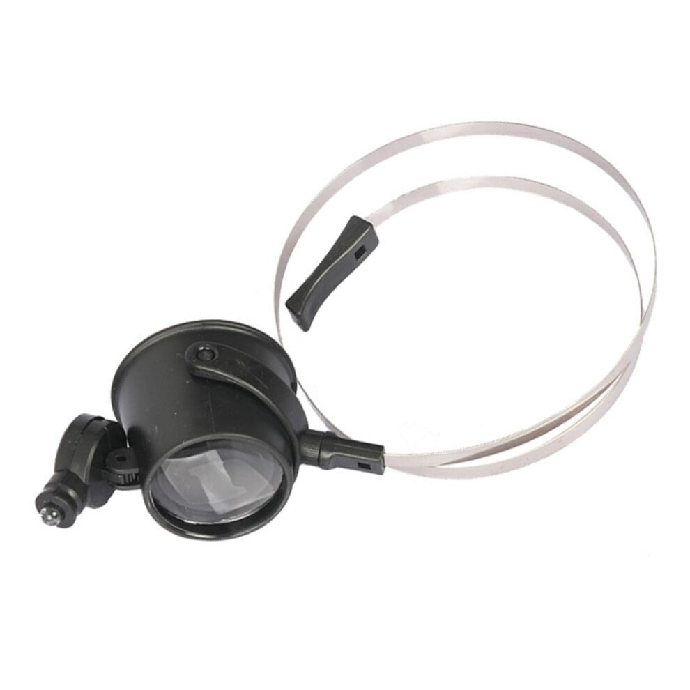 Light 1 Set Head-Mounted Magnifying Glass With For Watchmakers, 3X Magnification, Ergonomic Design, Precise Watch Repairs
