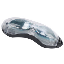 Hellblaue, elektroplattierte Schwimmbrille für Erwachsene, UV-Schutz, wasserdicht, gegen Beschlagen