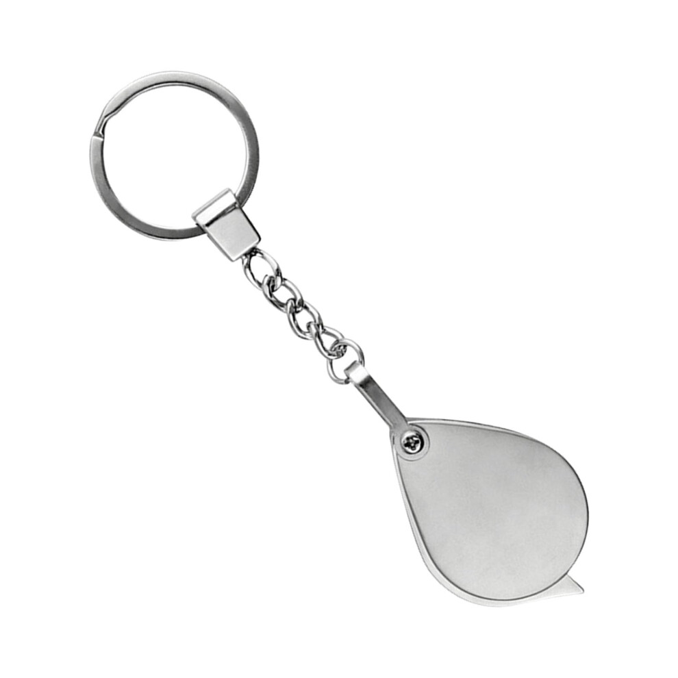 20x 30x Magnification Glass Metal Keychain Magnifier Durable High Magnification for Senior Hobbyists