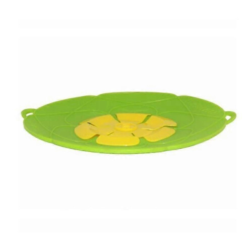 Flower Shape Silikon Pot Lock Anti-overflow26cm grön 2