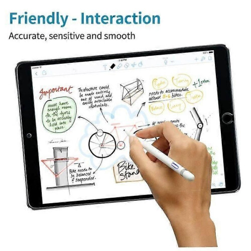 Stylus Touch Pen for iPad - Rechargeable Capacitive Stylus with Slim Tips and Replaceable Cap Universal 1