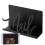 Letter Holder Black Desktop Organizer, Vertical File Rack for Mail, Postcards & Brochures, Tabletop Storage Solution 1