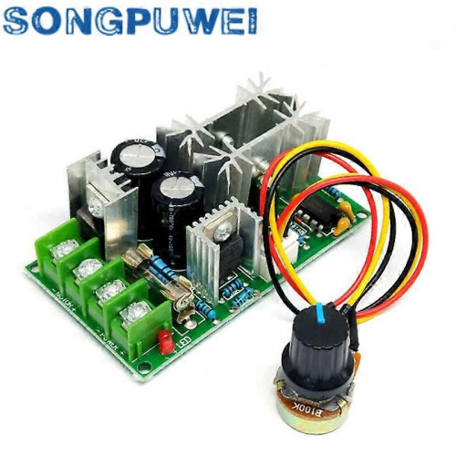 PWM DC Motor Speed Controller Switch DC 20A Current Voltage Regulator 10-60V PWM High Power Drive Module 2
