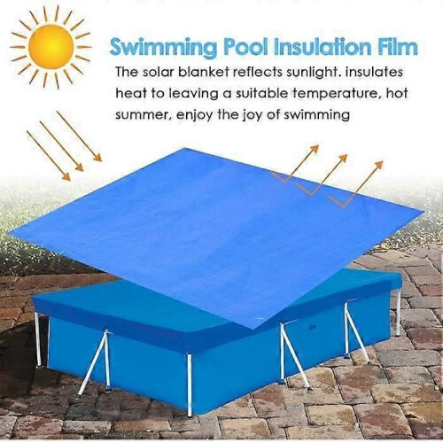 Rectangular Pool Cover - Rectangular Pool Cover - Protective Cover for Pool (Blue) 1