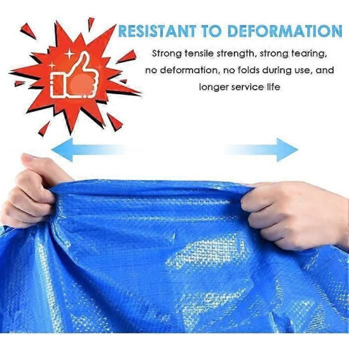 Rectangular Pool Cover - Rectangular Pool Cover - Protective Cover for Pool (Blue) 2
