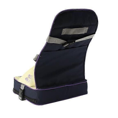 Siège rehausseur pliable pour bébé jaune - Harnais 5 points - Voyage 1