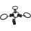 Curtain Rings - Unspecified - 42 Pack - Black - Vintage - Rustproof 4