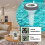 Floating Wireless Pool Thermometer, Digital Connected Pool Thermometer with LCD Radio Receiver, Range 3