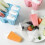 Moules à glace en silicone - WANGJIANGDA - 6 alvéoles - Réutilisables - Bleu 4