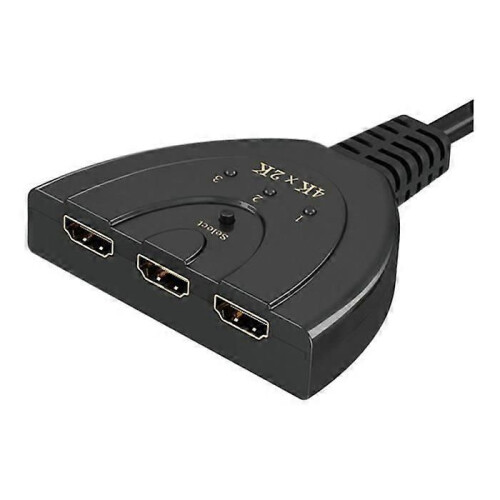 HDMI-switch - Ospecificerad - 4K - 3 portar - Stöder 3D - Ingen strömkabel krävs 2