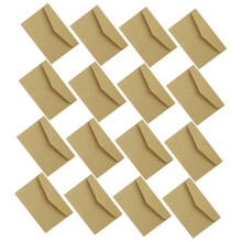 Retro Card Envelopes 100 Pieces Mini Envelopes for Business Card Storage, 3x4 Inches, Kraft Paper, Vintage Style