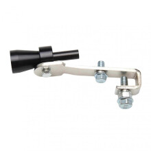 (S, Black) Universal Turbo Sound Exhaust Muffler Pipe Whistle Car Tail Whistle Easy to Install Mini Size Turbo Sound Whistle Simulator
