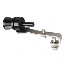 (M, Black) Universal Turbo Sound Exhaust Muffler Pipe Whistle Car Tail Whistle Easy to Install Mini Size Turbo Sound Whistle Simulator