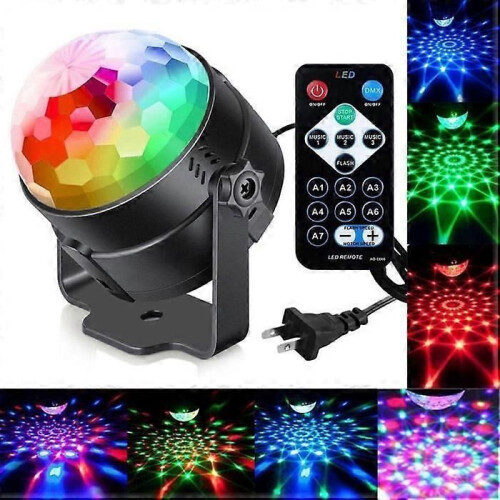 RGB Light Set Color Control Sound with Remote Control 1