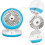 Ventilateur de refroidissement rechargeable - Marque - Modèle - Bleu - Multifonction et vent fort 2