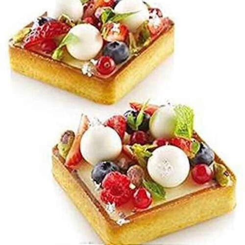 Moule à gâteau - Carré - 8 pièces - Ovale - Réutilisable - Durable 2