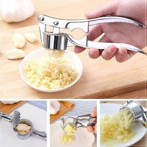 Garlic Press - Professional - Stainless Steel - Multifunctional - Bottle Opener - Nutcracker 1