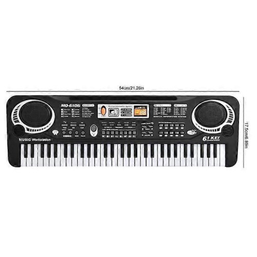 Electric piano - DUO - 61 digital keys - ABS plastic - with microphone 1