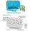 Alarm Clock - White - Smart Thermometer - LCD Screen - Alarm - Snooze Function 4