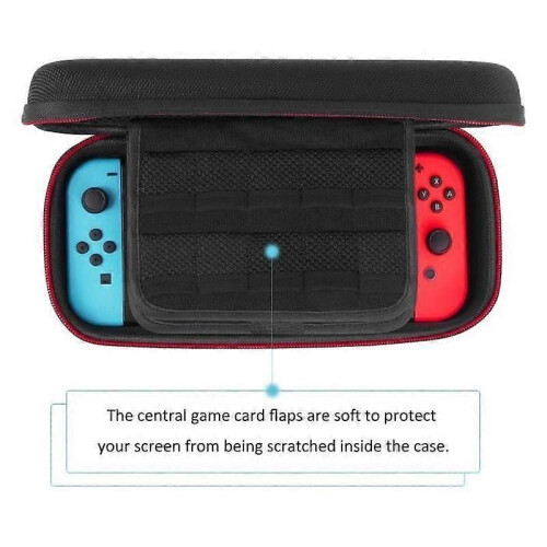 Étui Nintendo Switch OLED - Version améliorée Étui de transport rigide avec un espace de stockage plus 2