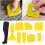 9Pcs Silicone Glass Sealant Remover Scraper Hand 9