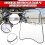 2mm Thick Universal Motorcycle Windshield Clear Windscreen Wind Deflector Clear 4