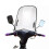 2mm Thick Universal Motorcycle Windshield Clear Windscreen Wind Deflector Clear 3